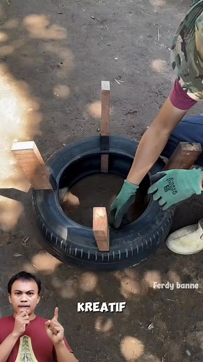 342K views · 2K reactions | Kursi cantik dari ban #tips #kreatif #tutorial #diy #trendingreels #reelsfacebook #reels #fyp #vidioviral #reelsfyp #reelsviral #diytools #tools #trick #shortvidio #homemade | Ferdybanne | Facebook