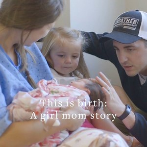 A #girlmom story: Watch the beautiful moment this mama gives birth to her second daughter.💞 "When Annie met her baby sister, Ruby, for the first time she was overwhelmed, but after a few visits she was all about being the 'big sister.' I was able to film both Annie and Ruby's births. Seeing the emotions on the parents' faces with both children was a unique experience. They were overjoyed with the arrival of each of their beautiful daughters." - Videographer Cassie Rogers Film | Motherly