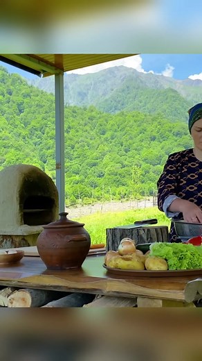 The Hermit Couple Cooks Huge Papa Burger and Little Kids Burgers in the Wilderness #cook #cooking #food #chef #grandma #country #countrylife #rural #outdoorcooking #vlog #recipes #cuisine #viralvideo #fyp #fypシ #foryoupage #foryourpage #trend