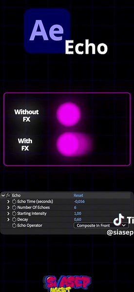 Echo Effects Tutorial in Adobe After Effects