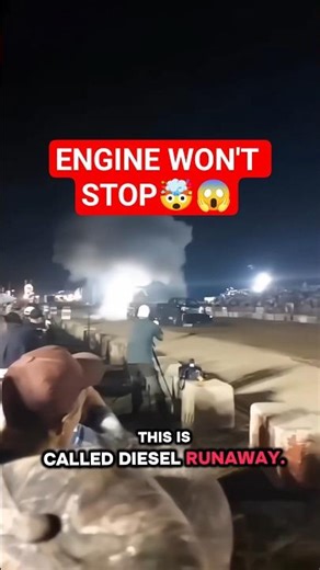 Diesel Engine Goes Crazy – Runaway Explained#dieselrunaway#dieselengine#enginefailure#mechanic