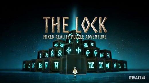 VR 益智解锁游戏【The Lock VR】锁：混合现实解谜冒险