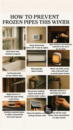 Prevent frozen pipes this winter | Little DIY