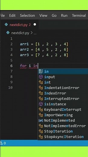 Example of Array in python #codingbat #coding #python #programming #computer #education #vscode
