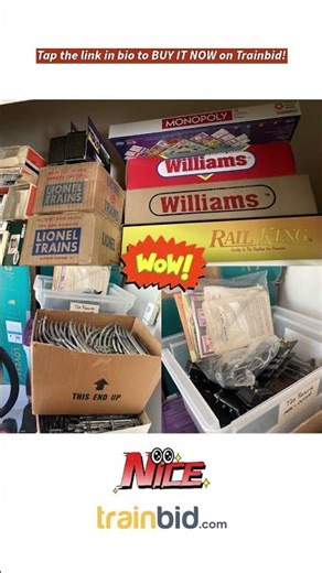 For Sale on Trainbid - Like New (C-8) Lot of O Gauge trains and accessories.