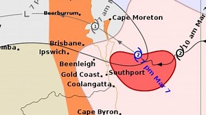 Areas most at ‘risk’ overnight amid cyclone