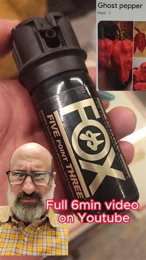 Benjamin Katz on Instagram: "Fox Pepper Spray Law Enforcement Grade Capsaicin by Mass Spec Everything"