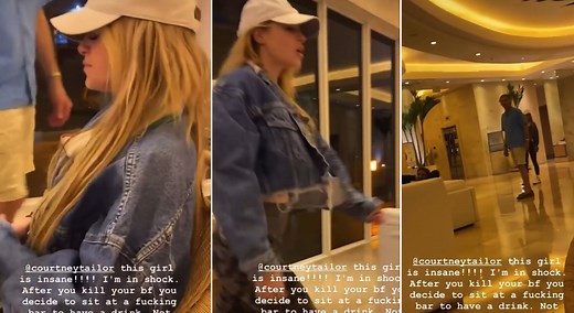 Courtney Tailor Spotted at Miami Bar Days After Allegedly Killing Black Boyfriend, Gets Accosted by Patron [VIDEO]