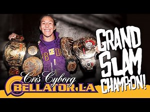 Cris Cyborg becomes the first Grand Slam Champion in MMA; Strikeforce, Invicta, UFC, Bellator Belts