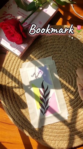 cute Bookmark 🌷#shorts #shortsfeed #shortvideo #bookmark #snehaliartcraftgellery