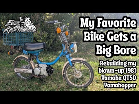 The 1981 Yamaha QT50 gets a Big Bore