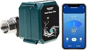 Smart Water Valve WIFI Remote Control Faucet Timer for Hose Compatible with Alexa, Google Home (WIFI, DN25(1"))