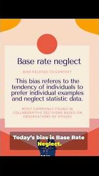 Base Rate Neglect Explained (Day 26 of 99 days, 99 biases) #cognitivebias #cognitivedissonance