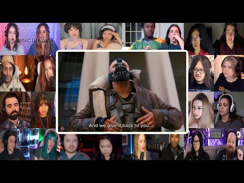 Bane’s Powerful Speech at Gotham City Hall Scene - The Dark Knight Rises | Reaction Mashup