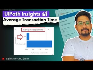 Create Insights Dashboard on Average Transaction Time | UiPath Insights Average Transaction Time