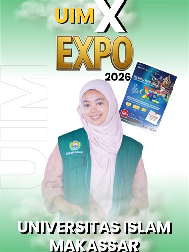 💥 Ayo Kunjungi Stand both UIM ALGAZALI Di Sulawesi Education dan Techno EXPO 2026 dan Dapatkan Promo Khusus! 1. Diskon 100% biaya pendaftaran 2. Merchandise eksklusif UIM 3. Kesempatan untuk mendapatkan beasiswa! 📅 Kapan dan Di Mana? Tanggal: 27-29 Januari 2026 Tempat: PHINISI BALLROM CLARO - MAKASSAR 👉 Jangan sampai ketinggalan! Follow akun media sosial kami untuk info lebih lanjut dan update promo lainnya. Syarat dan Ketentuan Promo: 1. Promo hanya berlaku untuk pendaftaran di lokasi pamera
