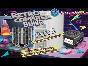 Silverstone XED120S CPU Air Cooler in FLP02 NEW Retro 90s PC Tower on Ryzen 9 9950X3D!