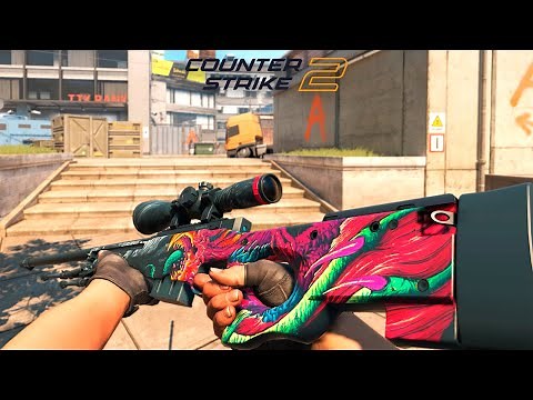 CS2 AWP | Hyper Beast - Skin showcase all floats [4K60FPS]