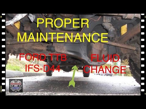 Front Differential Oil Change | Ford Bronco F150 TTB IFS-Dana44 | Proper Procedure