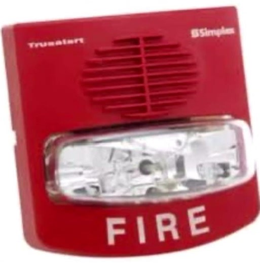 Simplex true alert horn strobe sound effect