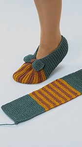 17K views · 175 reactions | Easy Knitted Slippers Step by Step...