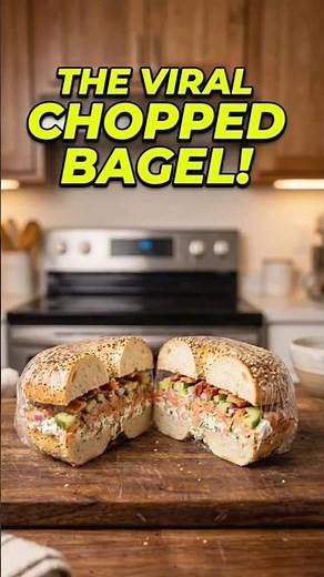 How to Make the Ultimate Chopped Smoked Salmon & Cream Cheese Bagel, #food, #recipe