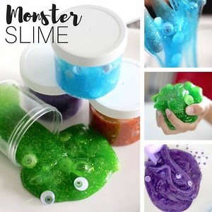 Monster Slime Recipe - Little Bins for Little Hands