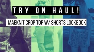 Shorts Try On: Fashion Knit Crop Top Lookbook & Vintage Shorts Try On Haul | Nudity, Sexually and Explicit Video on YouTube
