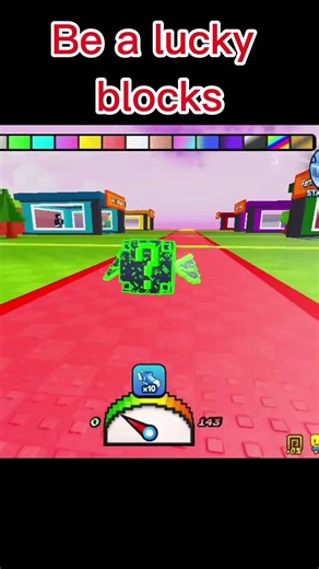 Be a lucky Blocks in Roblox #robloxshorts