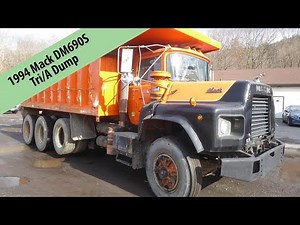 1994 Mack DM690S Tri Axle Dump Truck - TRO 1116221