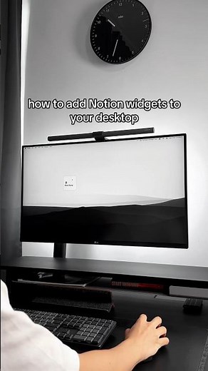 Learn how to add Notion widgets to your desktop #notion #notiontips #notiontutorial #productivity