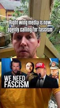 Right-Wing Host Openly Calls for Fascism—and Says America Needs It #Fascism #MAGA #Politics