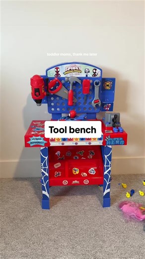 The cutest work bench toy for kids! #tiktokshopspringglowup #kidstoys #toddlertoys #kidstools