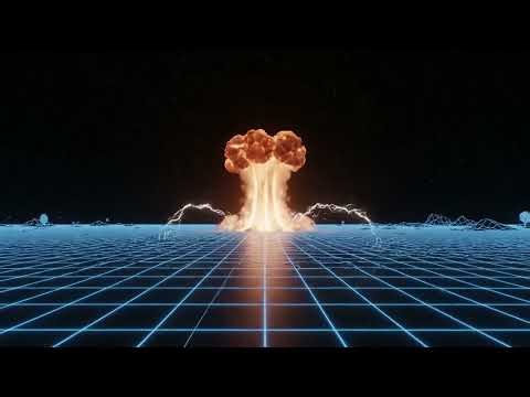 Virtual reality nuclear blast with intense explosion. #flyxoeditz