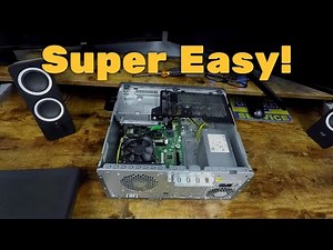 HP ENVY Desktop Computer TE01-1134 Memory Upgrade - How To Remove Install and Upgrade RAM Memory