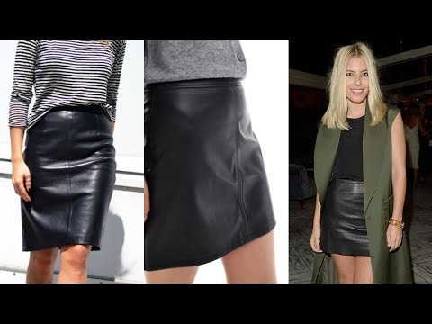 Leather Mini Skirt Styling Ideas | Modern Women Fashion