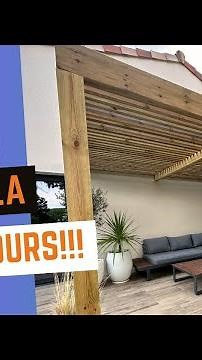 Comment Construire une PERGOLA en bois en 2 JOURS!!!