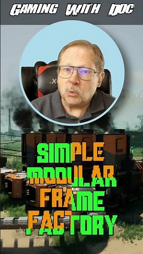 Satisfactory Tips 30: Simple Modular Frame Factory