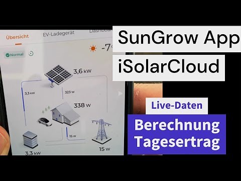 Explained: iSolarCloud App Live Data and Daily Yield - Your SunGrow PV System