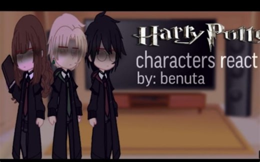HP characters react __ drarry _ Dark_Harry __ [1__]