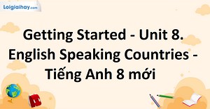 Giải Getting started Unit 8 SGK Tiếng Anh 8 mới
