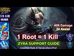 Wild Rift Zyra Support Guide - How To Dominate - Build, Runes, Gameplay
