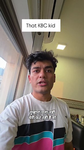 Abhyudaya Mohan on Instagram: "That KBC kid is freaking me out! Stay safe out there. Greatest villain arc (KBC, viral kid, KBC child)"