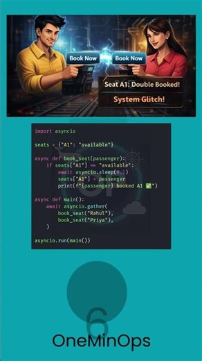 Two People Booked the SAME Seat 😳 (Python Race Condition)