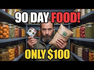 How to Build A 90 Days Food Supply with Just $100 (Preppers Guidelines)