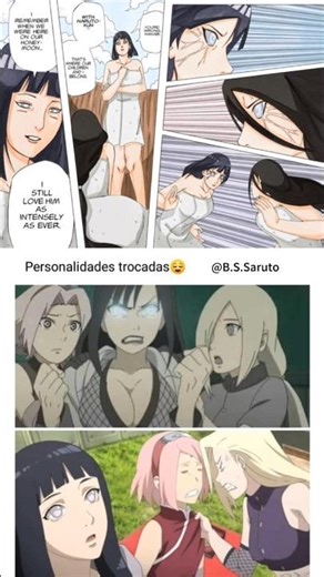 When Hinata Hyuga Becomes Angry 😳 | Personality Swap