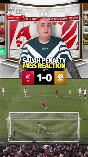 Mo Salah MISSES Penalty vs Galatasaray...