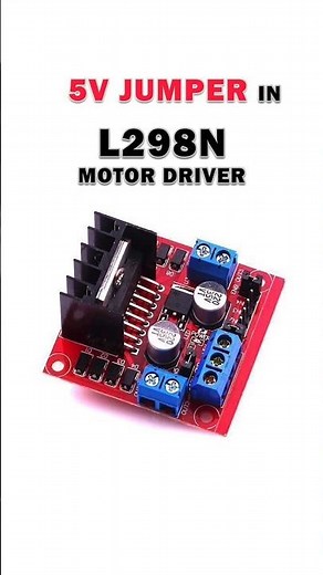 L298N 5V Jumper Explained - When & Why to Use It!⚡