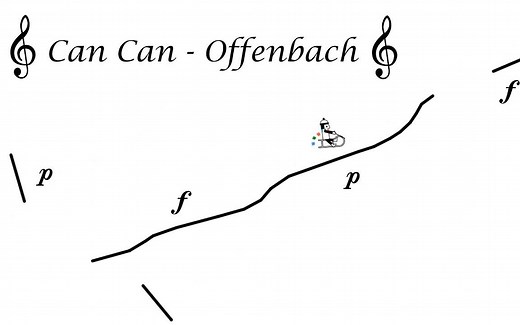 线骑士-康康舞曲（天堂与地狱序曲-奥芬巴赫）Line Rider - Can Can (Galop Infernal - Offenbach)