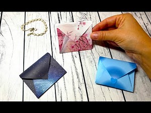 Super Easy Origami Paper Bag/Jewellery Envelope/Fun Gift Craft Tutorial for Kids